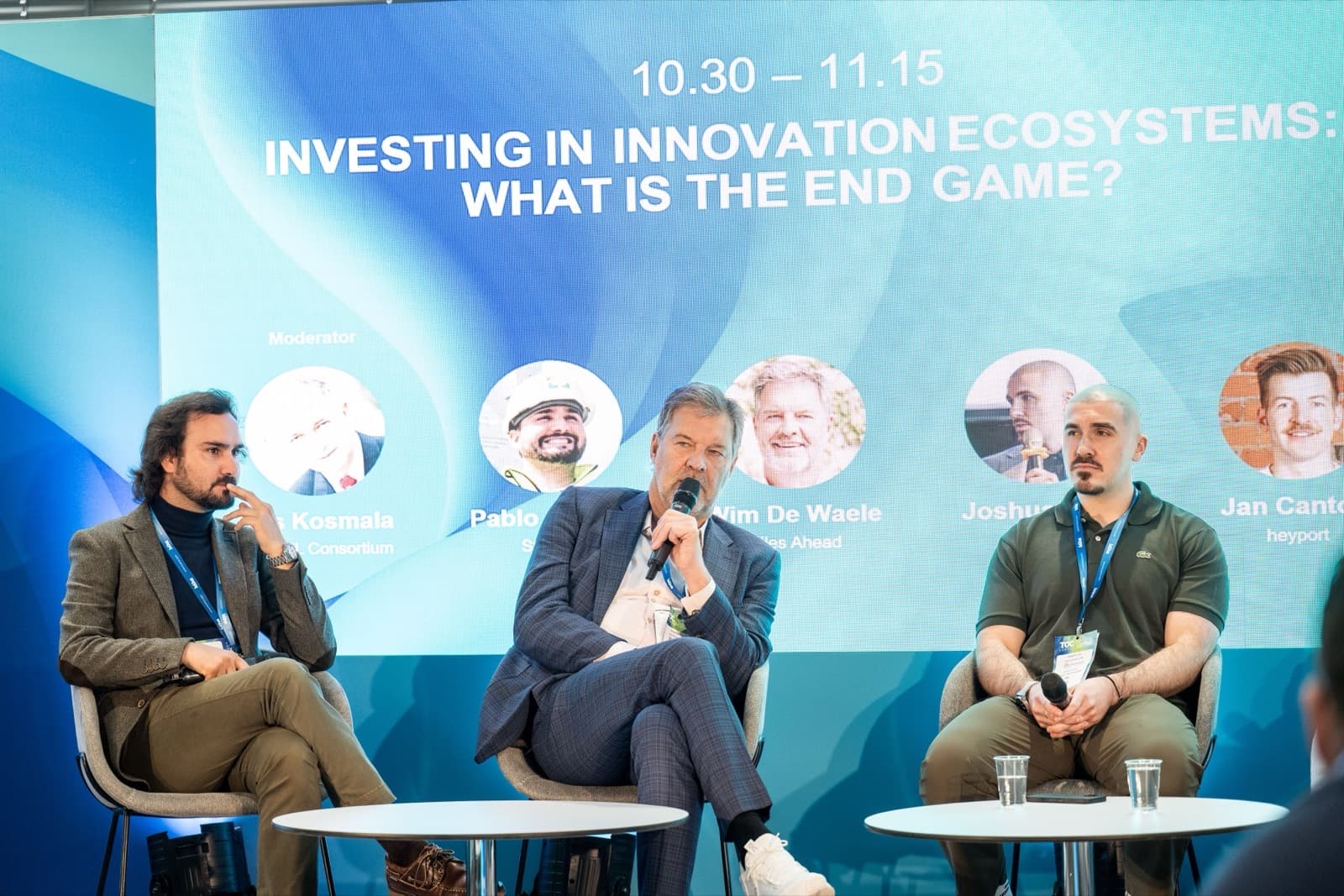 Pablo Aguirre, CEO of Stowlog, on the “Investing in Innovation Ecosystems” panel at TOC Europe 2026