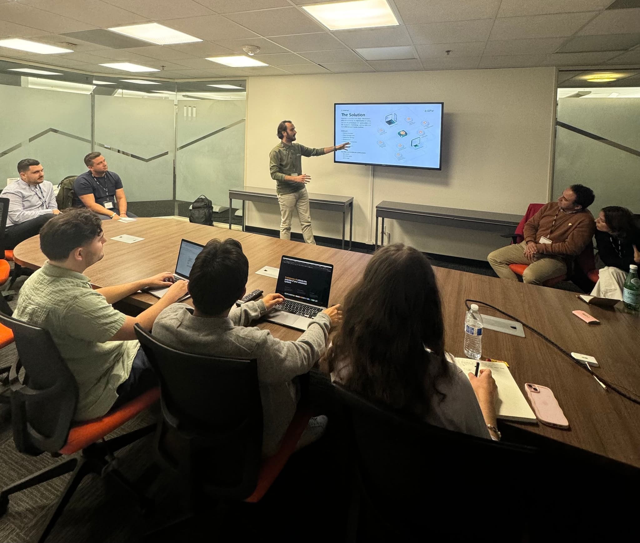 Stowlog pitches at Plug and Play in Silicon Valley