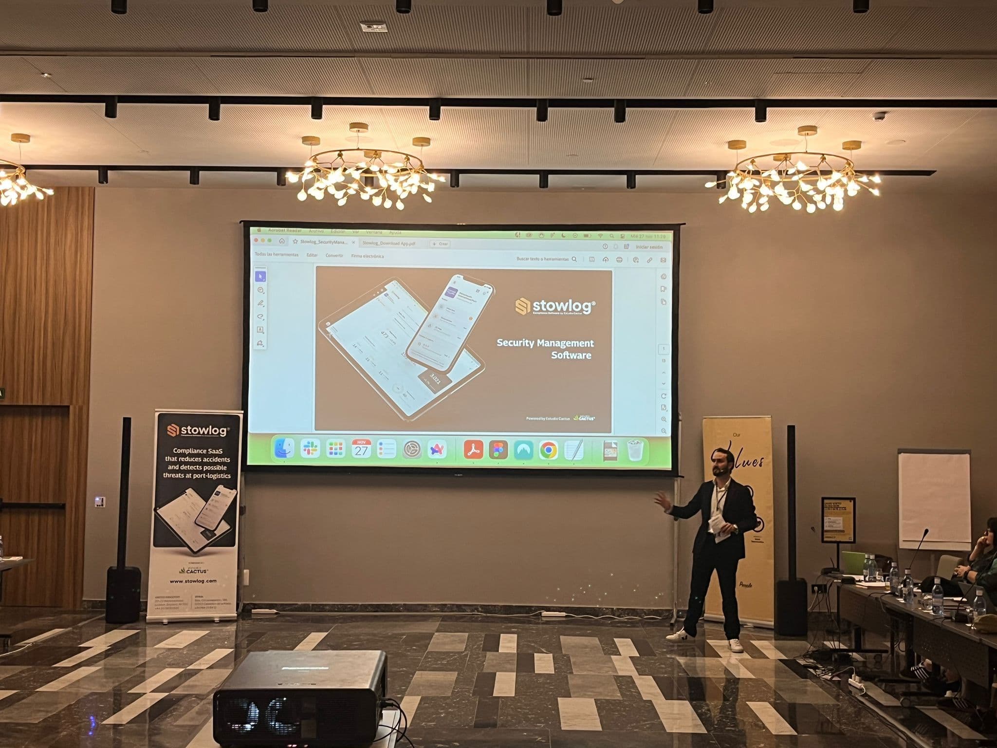 Stowlog at Medlog Global Security Event