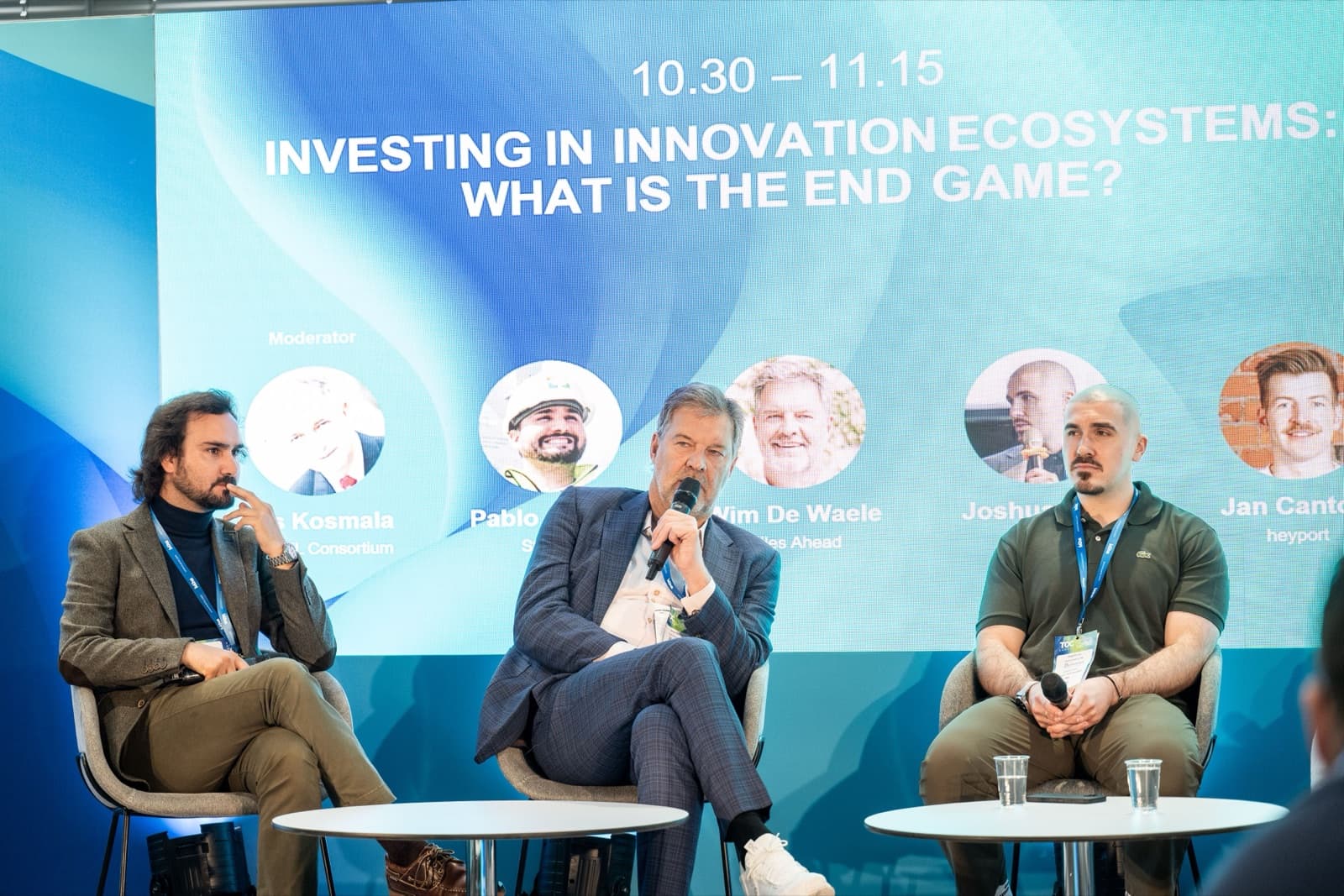 Pablo Aguirre, CEO of Stowlog, on the “Investing in Innovation Ecosystems” panel at TOC Europe 2026
