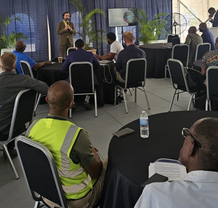 Stowlog at the closing event of the EU Global Gateway Mission at the Antigua Port Authority